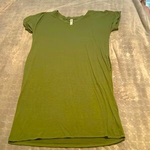 Zenana Premium Green T-shirt dress